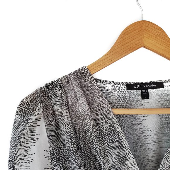 Judith & Charles Silk Dress - Size 6 - Picture 4 of 12